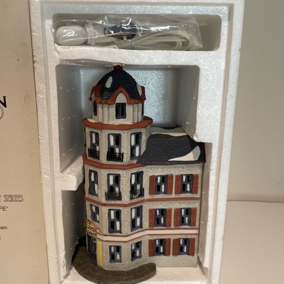 Department 56 Christmas in the City The Tower Cafe Lighted Building 1987 #6512-9 - Picture 4 of 14